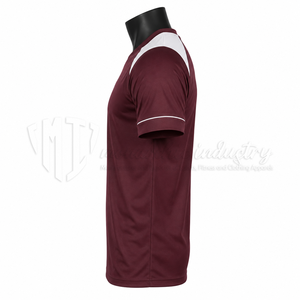 Camiseta de Fútbol Personalizada con Cuello en V, Manga Corta, Transpirable, de Secado Rápido, para Entrenamiento Deportivo, Venta al Por Mayor - Product Image 5