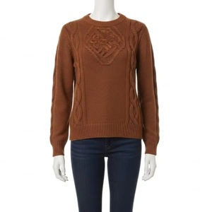 Embossed Knit Winter Korean Front Logo <b>Short</b> <b>Sleeve</b> <b>Cardigan</b> Soft Warm Casual Wear Men Women Wholesale - Product Image 4