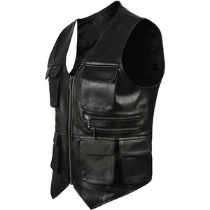 Chaleco de Cuero Transpirable de Invierno para Hombre, Venta al por Mayor, Personalizable, Tallas Grandes - Product Image 5