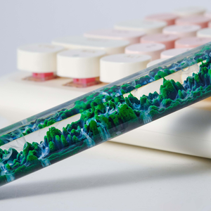 Keycaps Mystiques Anime, Keycaps Artisanaux Personnalisés, Keycaps Anime Mignons, Keycaps Verts, Ensemble de Keycaps, Keycaps en Résine - Product Image 6