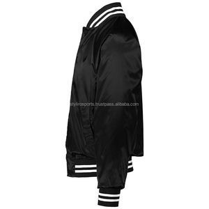 Hot Sale Custom Wholesale <b>Men's</b> Winter <b>Jacket</b> 100% Polyester Satin Varsity Bomber Style Hooded Woodland Design <b>Light</b> Fabric - Product Image 6
