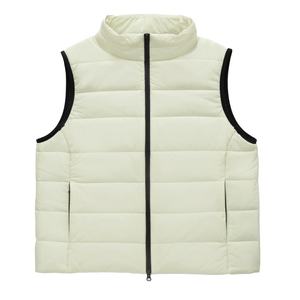 Chaleco acolchado de invierno para mujer con capucha, sin mangas, ligero, cálido, para exteriores, con cremallera y costuras duraderas - Product Image 1