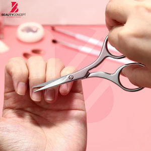 Ciseaux à cuticules de dernière conception avec grande boucle pour les doigts, coupe-ongles professionnel en acier inoxydable pour l'élimination des peaux mortes, pédicure - Product Image 6