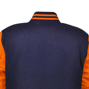 Veste universitaire Letterman pour homme, vêtements de haute qualité, manches en cuir 100%, corps en tissu de laine, broderie du logo, produit bon marché - Product Image 5