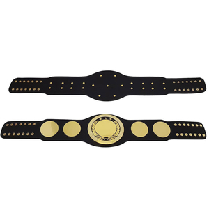 <b>Wrestling</b> Championship Belt With Luxurious Gold Plated Finish Strong Metal Plates Adjustable Strap Professional Appearance - Product Image 4