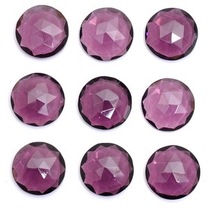 Aigue-marine naturelle de qualité supérieure, cabochon rond facetté de 16 mm, quartz hydrocoloré, pierre semi-précieuse pour bijoux - Product Image 2