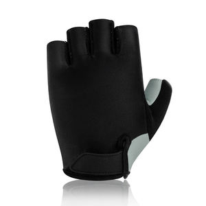 Guantes de Gimnasio de Cuero con Dedos Separados, Negros, Antideslizantes, con Cierre de Tirón, Correa Ajustable para la Muñeca, para Diestros, Unisex - Product Image 1