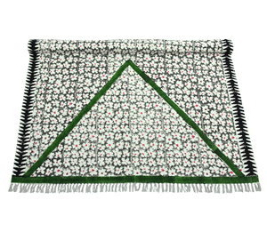 Alfombra Bohemia Tejida a Mano con Patrón Geométrico de Algodón, Ecológica, Apta para Mascotas, Antideslizante, Lavable, de Pelo Corto - Product Image 2