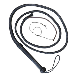 Látigo de Cuero Genuino con Mango Largo, de Alto Rendimiento, para Entrenamiento de Caballos al Aire Libre, Ideal para Prácticas de Vaqueros en Ranchos - Product Image 2
