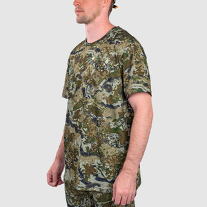 T-shirt à manches courtes en tricot pour homme, de qualité supérieure, personnalisé, imprimé camouflage, respirant, imperméable, pour la pêche - Product Image 3