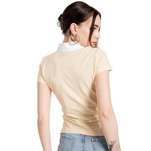T-shirt décontracté à manches courtes pour femmes, style tendance personnalisé, qualité supérieure, tissu en coton premium, polo pour un confort quotidien - Product Image 5