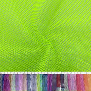 <span class=keywords><strong>100</strong></span>% <span class=keywords><strong>Polyester</strong></span> huỳnh quang phản chiếu Neon màu vàng lưới vải cho lót may mặc thoáng khí và vật liệu mềm - Product Image 5