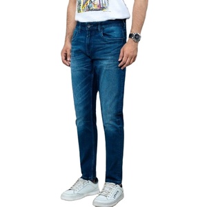 Men's Customized Color Design Casual Long Breathable Winter/Summer <b>Stretch</b> <b>Denim</b> Overalls Medium Wash Solid Pattern Low MOQ - Product Image 6