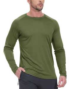 Camiseta Deportiva de Manga Larga para Hombre, Ropa Deportiva Elástica, Fabricante OEM ODM, Camisetas de Running de Manga Larga para Hombre - Product Image 2