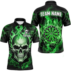 OEM Custom <b>Darts</b> Shirts Sublimation Polyester Quick Dry Breathable 3D Pattern <b>Darts</b> Jersey for Shirt for Team Club Sportswear - Product Image 3