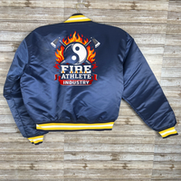 Blousons Bomber de Baseball pour Hommes avec Logo Personnalisé Brodé, Design Rayé Haut de Gamme, Col et Poignets Côtelés Tricotés