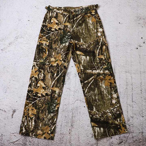 Factory Direct 100% Cotton Fleece Hunting Camouflage Print Stacked Wide Leg Sweatpants <b>Drawstring</b> Baggy Heavyweight <b>Trousers</b> - Product Image 4