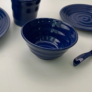 [Factory Direct] Taiwan-made PGT Resin resistant. Durable & stylish Cutlery-bowl-Dark Night Blue - Product Image 1