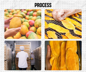 Mangues séchées du Vietnam, sucrées, naturelles, en vrac, de 100g à 10kg, prêtes à consommer - Product Image 4