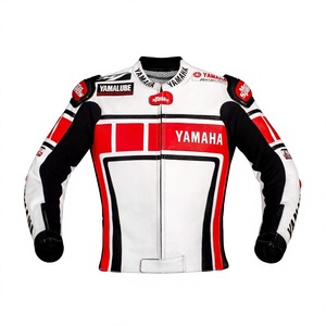 เสื้อแจ็คเก็ตมอเตอร์ไซค์หนังจิงโจ้แบบกำหนดเอง Ramaha MotoCP ชุดแข่งรถ/เสื้อแจ็คเก็ตป้องกันระดับ CE - Product Image 1