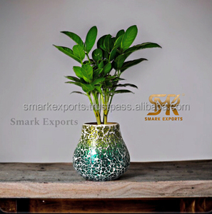 Jarrón de suelo de mosaico Top Export Choice con opciones de diseño personalizado perfecto para bodas y Decoración elegante del hogar al por mayor - Product Image 4