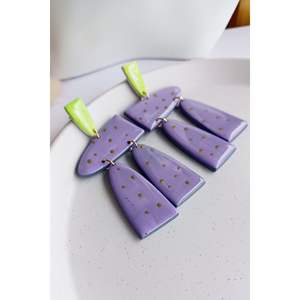 Pendientes de Resina Ligeros, Hechos a Mano, Pulido Suave, Diseño Moderno, Calidad Duradera, Joyería de Moda, Accesorios de Cristal RR - Product Image 2