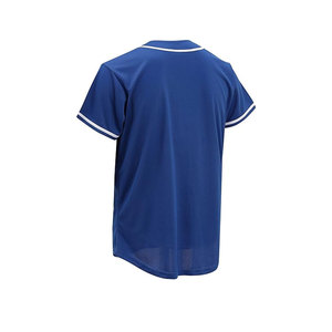 Solid Trader Professional Manufacturer <b>Elite</b> Athlete Moisture Wicking Dry Fit Striped Digital Printing Baseball Jersey - Product Image 4