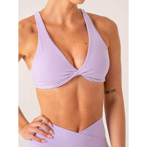 Conjuntos Deportivos de Yoga para Mujer, Ropa Deportiva de Moda en Color Sólido con Logotipo Personalizado, Conjuntos Sexys para Gimnasio, Yoga y Fitness - Product Image 4