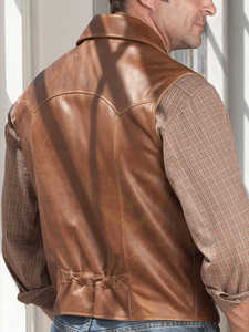 Chaleco de Cuero para Hombre de Alta Calidad, Personalizado, a la Moda y Elegante, Chaleco de Cuero sin Mangas para Hombre - Product Image 5