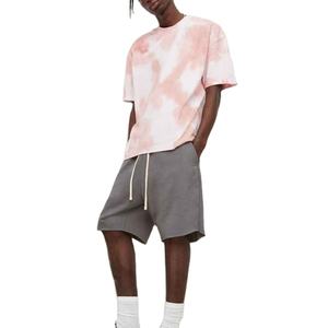 Nueva Camiseta holgada personalizada 100% de algodón para hombre, camisetas de secado rápido con tinte de corbata para hombre a la venta a bajo precio - Product Image 5