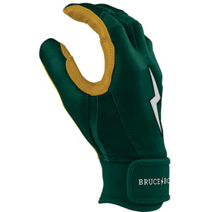 Gants de frappeurs Replica Bruce Bolt Premium Pro Bade Black Series à manchette courte en noir et vert sarcelle avec cuir Cabretta de 0,9 mm - Product Image 3
