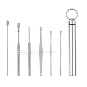 ชุดทำความสะอาดหู SAAR GLOBAL SURGICAL SGS-1506 ทำจากสแตนเลส สีเหลือง เป็นมิตรกับสิ่งแวดล้อม ใช้ซ้ำได้ พกพาสะดวก สำหรับดูแลขี้หูด้วยตนเอง - Product Image 2