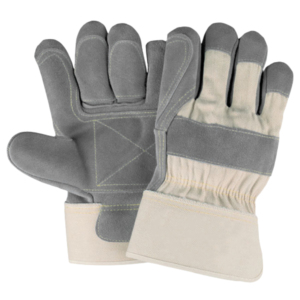 Guantes de Trabajo Reforzados de Cuero Vacuno de Primera Calidad, Resistentes, para Construcción y Seguridad, Marca Canadian Rigger, de Pakistán - Product Image 3