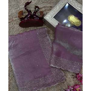 Saree de Jarkhan de designer Diamond Work pour les robes de soirée et de cocktail - Product Image 6