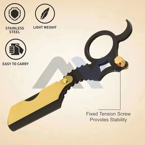 Navaja de Afeitar Profesional Clásica de Hoja Recta para Afeitado Preciso, Calidad de Salón, Navaja de Afeitar para Barba de Hombre - Product Image 2