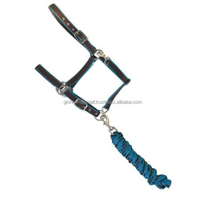 Cabestros para Caballos Hechos a Medida de 1 Pulgada de Ancho, de Nailon Tejido de Alta Calidad, con Herrajes Metálicos Ajustables y Cuerda de Amarre Colorida - Product Image 5