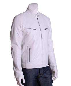 Leather <b>jacket</b> customize logo customize colour customize size street wear stand collar cow skin high quality product - Product Image 2