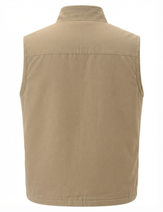 Nouvel Arrivage 2026 – Gilet en Toile pour Homme, Vente en Gros, Personnalisable, Sans Manches, Multi-Poches, Respirant et Coupe-Vent - Product Image 2