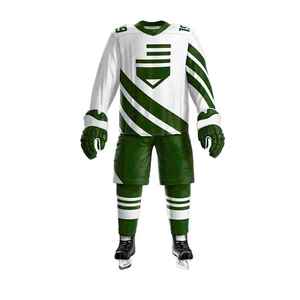 Uniforme de hockey sobre hielo de tela transpirable, uniforme de hockey sobre hielo personalizado, uniforme de hockey sobre hielo al por mayor - Product Image 3