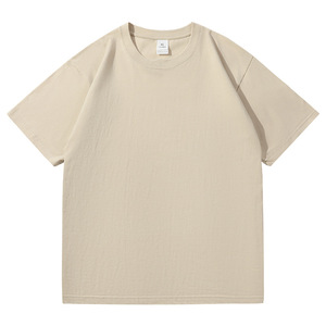 Camiseta de Hombre de Algodón Puro 96% Transpirable de 180 g/m², Cuello Redondo, Color Sólido, Corte Holgado, Precio de Fábrica de Bangladesh y China - Product Image 4