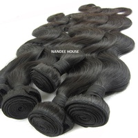Tissage en lot indien brut à haute cuticule alignée de Nandee House en Inde du Sud Crépus Bouclés Jerry Curl Remy Cheveux Tressage Naturel Humain