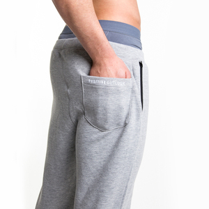 Pantalones Deportivos para Hombre Talla Grande, Pantalones Grises de Chándal con Cintura Elástica, Ropa Deportiva Informal - Product Image 3