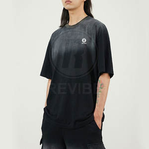 T-shirt délavé au soleil, qualité supérieure, nouveau design, 100% coton respirant, tissu toile, personnalisable pour homme, fabriqué au Pakistan - Product Image 4