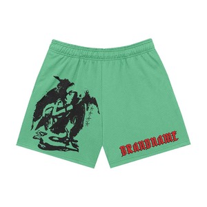 Shorts de cintura alta de marca para mujer, transpirables, para fitness, deporte, correr y yoga, shorts personalizados para chicas, shorts de mujer - Product Image 3