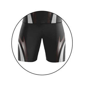 Ensemble d'uniformes de volley-ball unisexes personnalisés, sublimés, 100 % polyester, maille respirante, short, taille élastique, col en V, poches, nom - Product Image 6