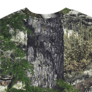 เสื้อยืดลายพรางป่าดีไซน์พิเศษ ผ้าฝ้ายคุณภาพสูง สวมใส่สบาย เหมาะสำหรับใส่ลำลองและกิจกรรมกลางแจ้ง - Product Image 4