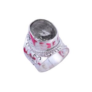 แหวนพลอยอเมทิสต์สีเขียวทำด้วยมือแหวนแฟชั่นสไตล์โบฮีเมียนแหวนชั้นดีสินค้าจำนวนมาก - Product Image 1