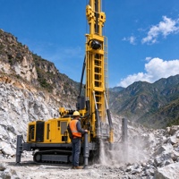 Foreuse de puits d'eau sur chenilles de 330 m de profondeur pour la construction routière et l'approvisionnement en eau