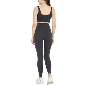 Conjunto de Yoga sin Costuras para Mujer, 2 Piezas, Ropa de Gimnasio, Alta Elasticidad, Traje de Fitness para Invierno, Ropa Deportiva OEM, Tejido de Punto - Product Image 2