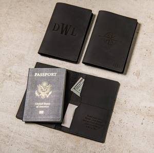 Premium Full Grain Leather <b>Passport</b> Holder Luxury Travel <b>Wallet</b> Genuine Leather <b>Passport</b> Case Wholesale Manufacturer LPH-0305 - Product Image 3